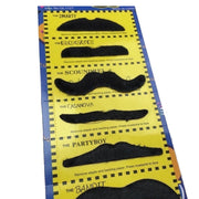 2-pc-Set Rainbow Umbrella Hat + 70s Fake Moustache Costume Props Novelty Fancy V563-UMBRELLAMOUSTACHESET