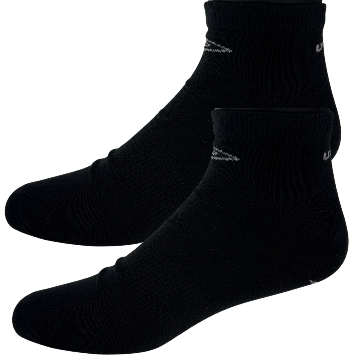 Umbro Mens Trainer Ankle Socks - Black - 1 Pack of 3 Pairs - EU 39-42 V563-UMBRO-BLACK-39-42
