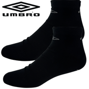 Umbro Mens Trainer Ankle Socks - Black - 1 Pack of 3 Pairs - EU 39-42 V563-UMBRO-BLACK-39-42