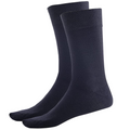 BAMBOO SOCKS Crew Natural Eco Healthy Enviro Unisex Work Anti-Bacterial Business - Navy - 2-8 V563-UP-1BMBCREW-NVY-2_8
