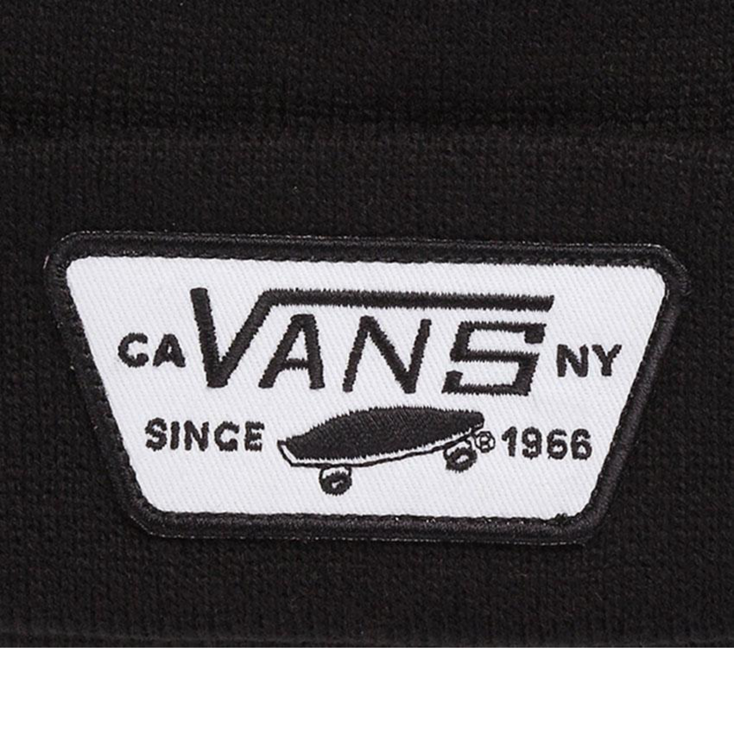 VANS Milford Beanie Warm Winter Knit Hat Ski Cap - Black V563-VN000UOUBLK