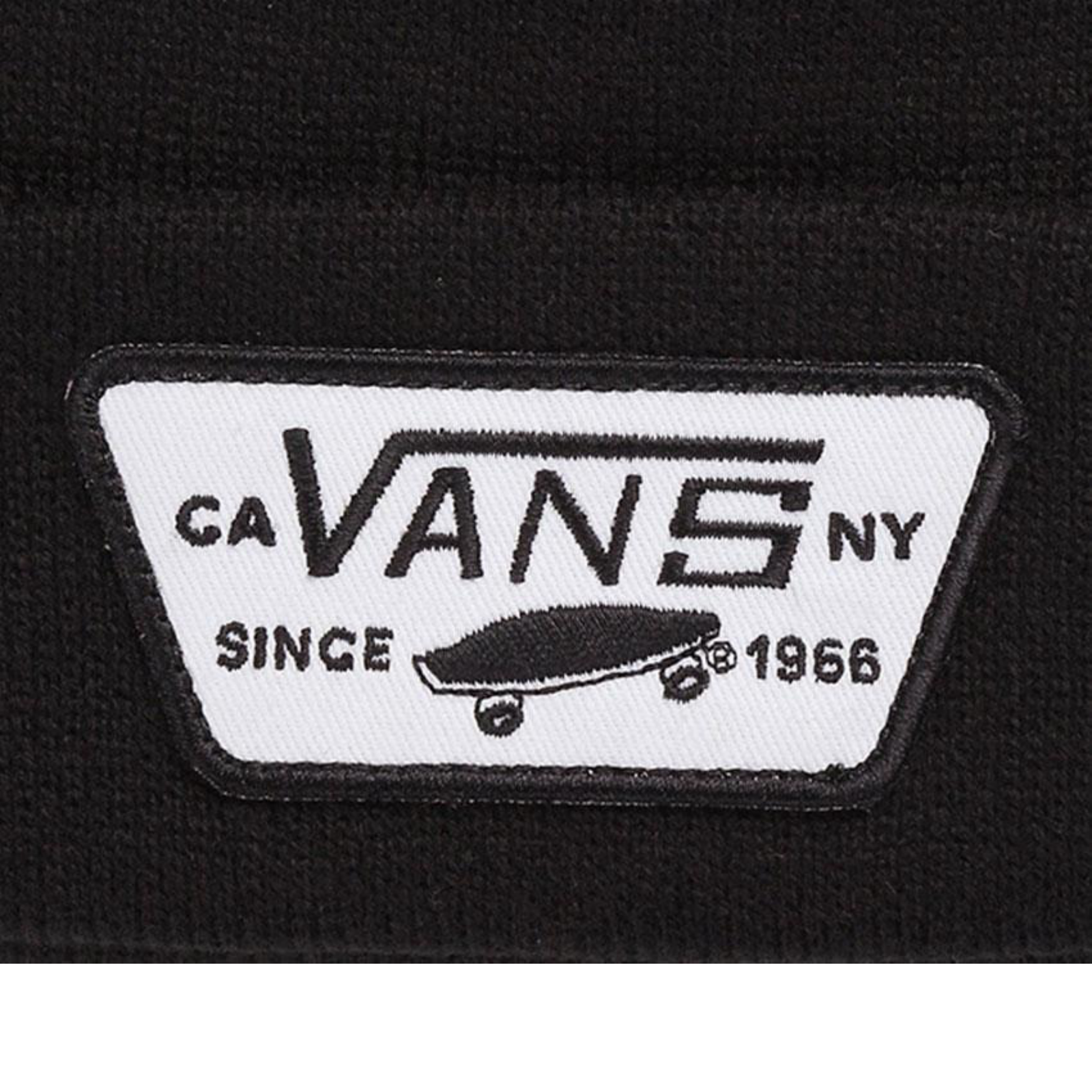 VANS Milford Beanie Warm Winter Knit Hat Ski Cap - Black V563-VN000UOUBLK