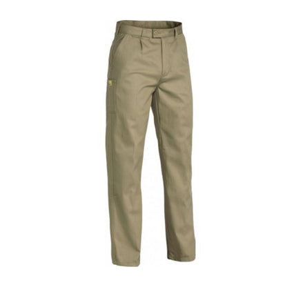Bisley Mens Insect Protection Drill Work Pants Trousers - Khaki - 112cm V563-VRP6007-KHA-112