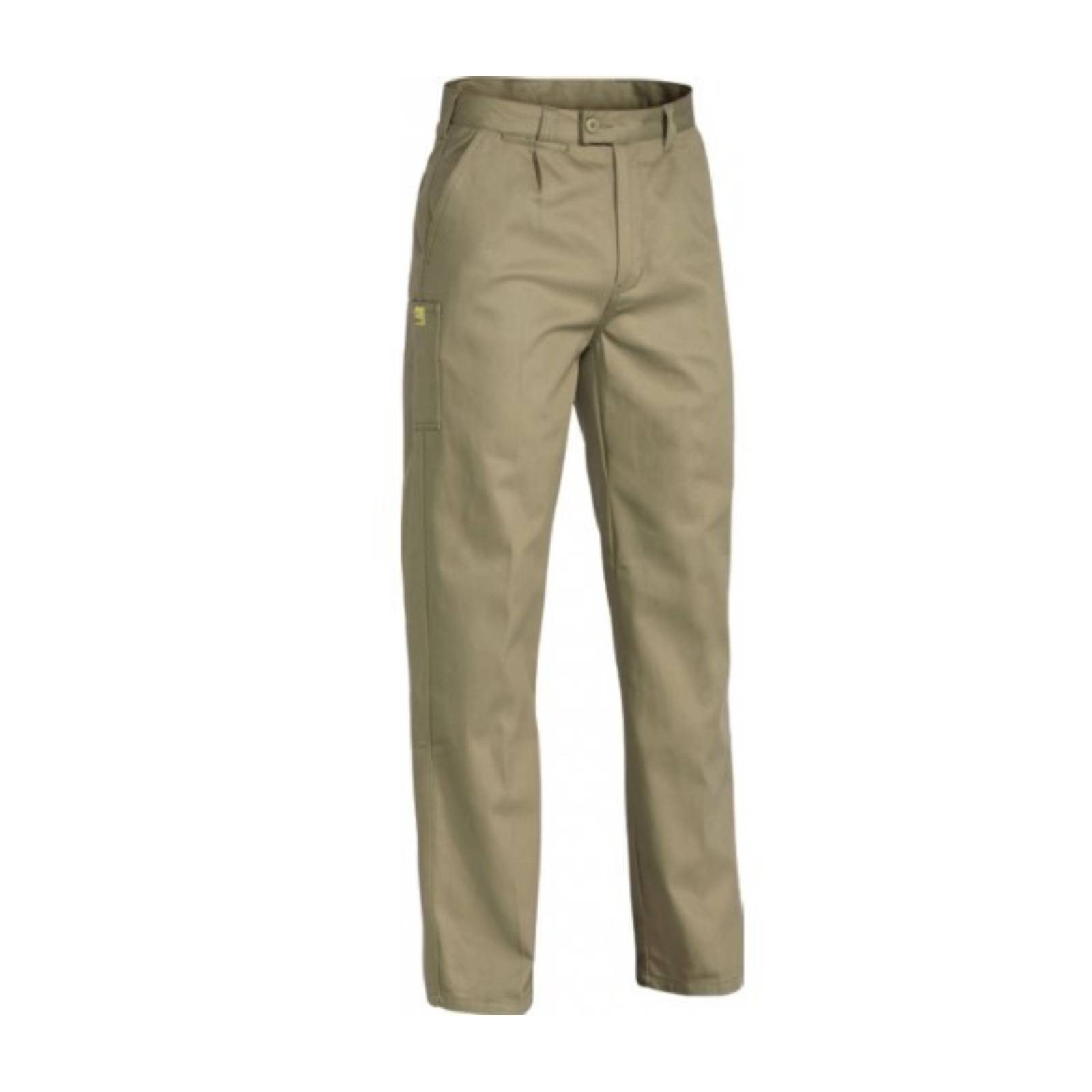 Bisley Mens Insect Protection Drill Work Pants Trousers - Khaki - 82cm V563-VRP6007-KHA-82