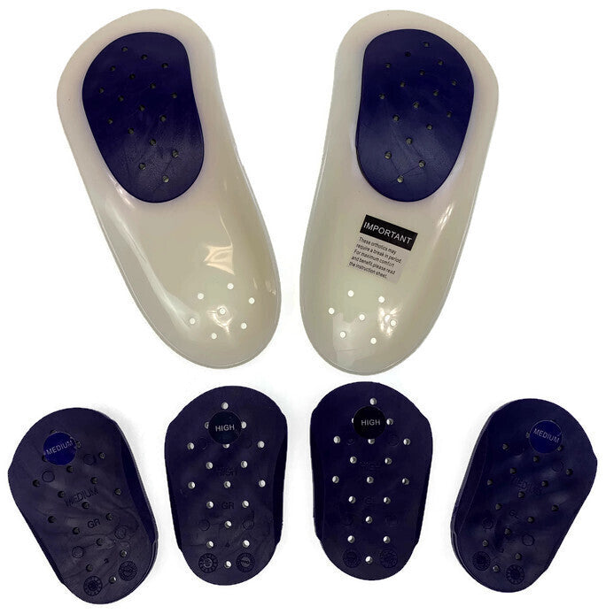 WALKFIT Orthotics 3/4 Insoles Walk Fit Foot Feet Support in Blue - C (Womens 6-6.5, Mens 5-5.5) V563-WALKFITORTHOTICS-SBLU-C