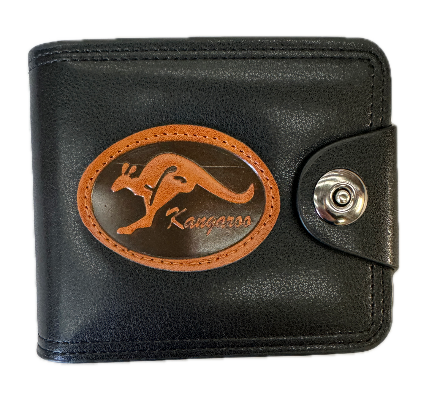 Souvenir Wallet Australia Classic Australian Kangaroo in Black V563-WALLET-KANG-BLACK