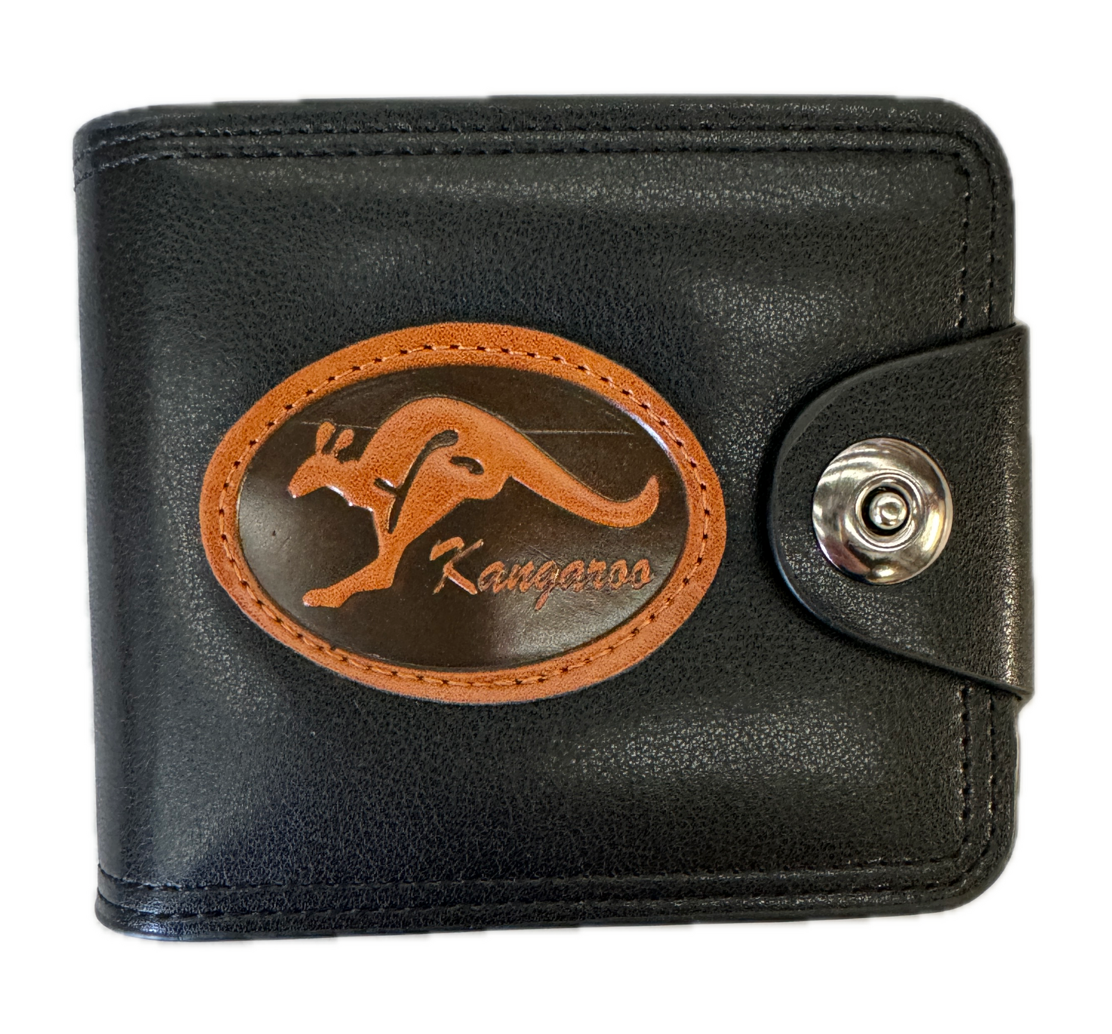 Souvenir Wallet Australia Classic Australian Kangaroo in Black V563-WALLET-KANG-BLACK
