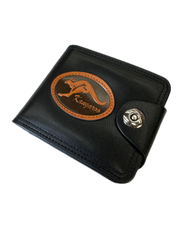 Souvenir Wallet Australia Classic Australian Kangaroo in Black V563-WALLET-KANG-BLACK