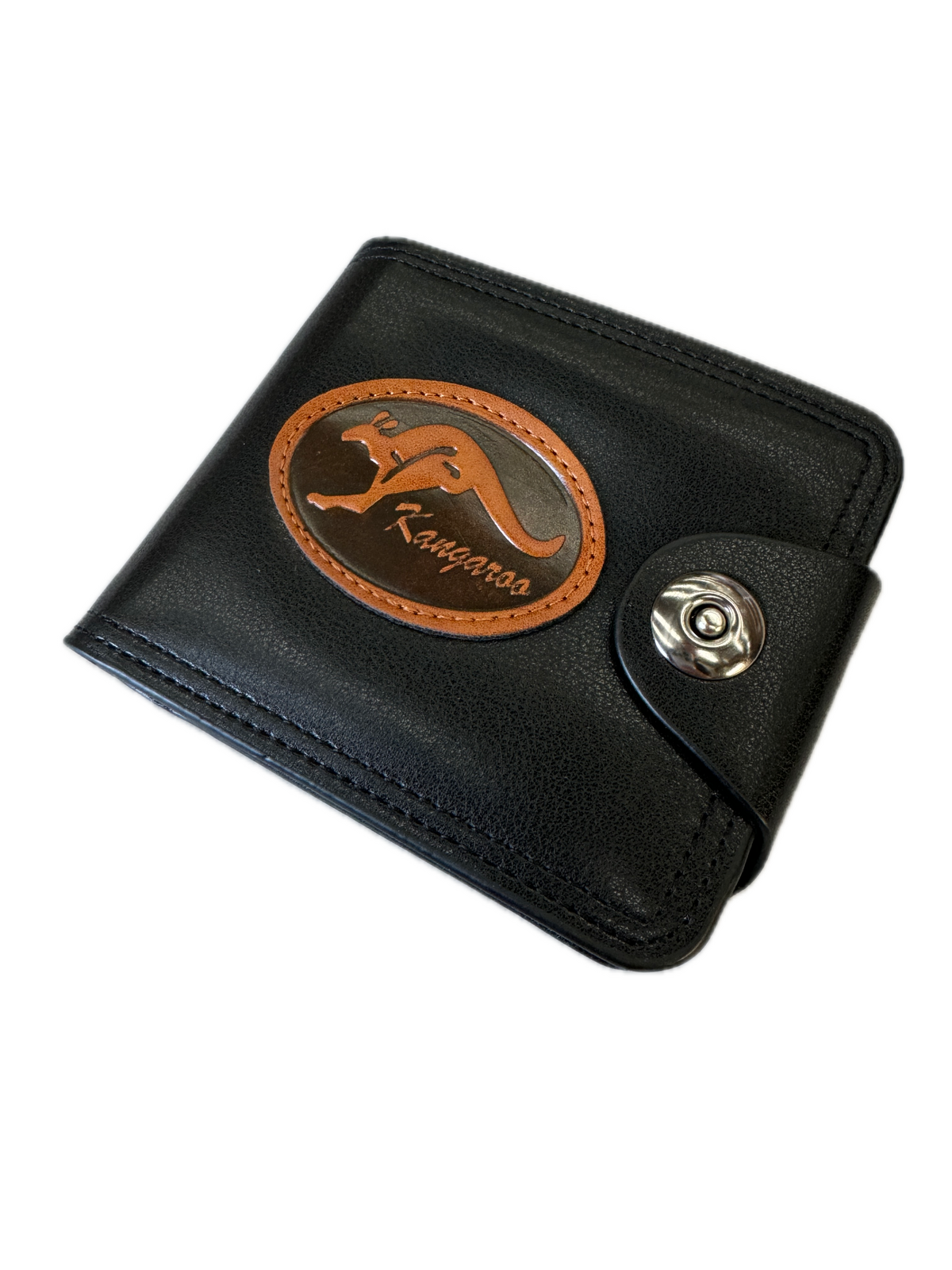 Souvenir Wallet Australia Classic Australian Kangaroo in Black V563-WALLET-KANG-BLACK
