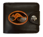 Souvenir Wallet Australia Classic Australian Kangaroo in Brown V563-WALLET-KANG-BROWN