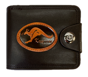 Souvenir Wallet Australia Classic Australian Kangaroo in Brown V563-WALLET-KANG-BROWN