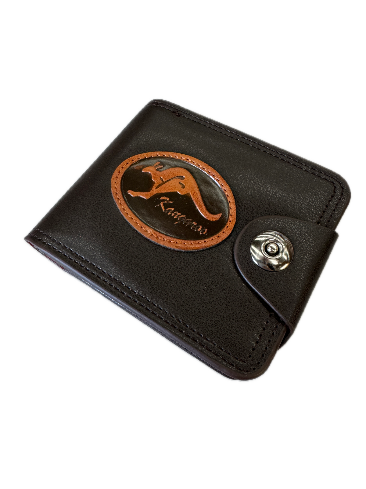 Souvenir Wallet Australia Classic Australian Kangaroo in Brown V563-WALLET-KANG-BROWN