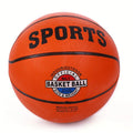 Classic Rubber Basketball Training Standard Size Downtown for NBA- Black/Orange V563-WB-BASKETBALL