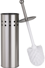Toilet Brush Holder Metal Stainless Steel Bathroom Set Handle Round Cover Clean V563-WB-TOILETHOLDER