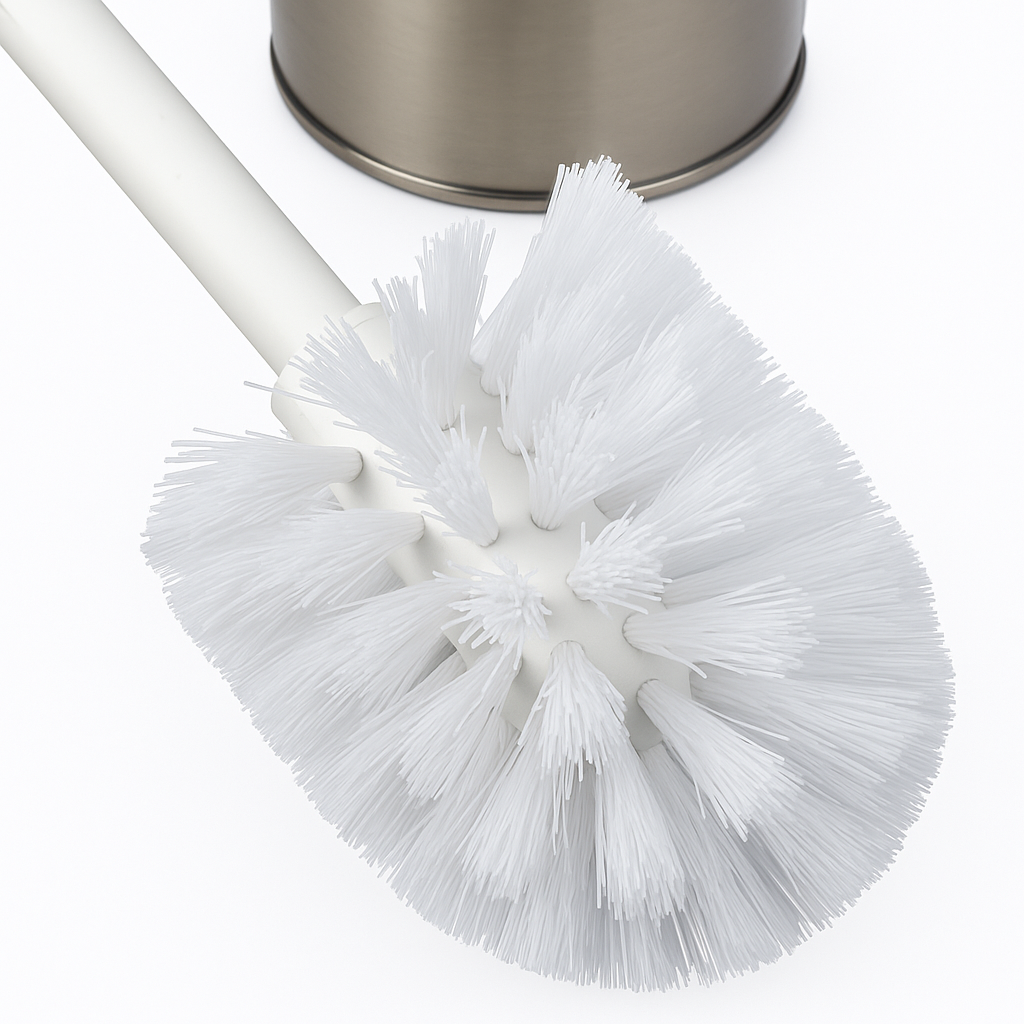 Toilet Brush Holder Metal Stainless Steel Bathroom Set Handle Round Cover Clean V563-WB-TOILETHOLDER
