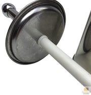 Toilet Brush Holder Metal Stainless Steel Bathroom Set Handle Round Cover Clean V563-WB-TOILETHOLDER