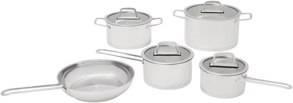 5pc Westinghouse Stainless Steel Pot & Pan Gas/Induction Frypan/Saucepan Set V563-WH5P03SS
