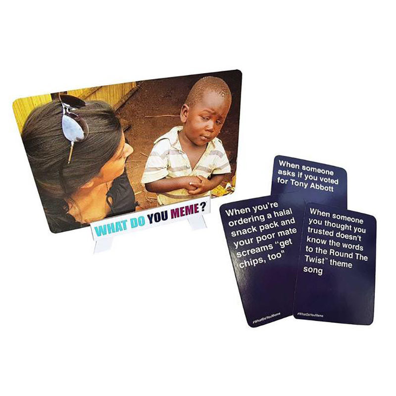 WHAT DO YOU MEME? Party Card Game - Aussie Edition V563-WHATDOYOUMEME-1PK