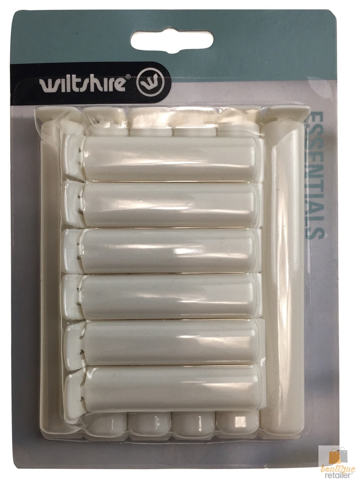 Pack of 12 WILTSHIRE BAG CLIPS Food Storage Sealing Sealer Snack Clamp Peg V563-WILTS-W2951-1