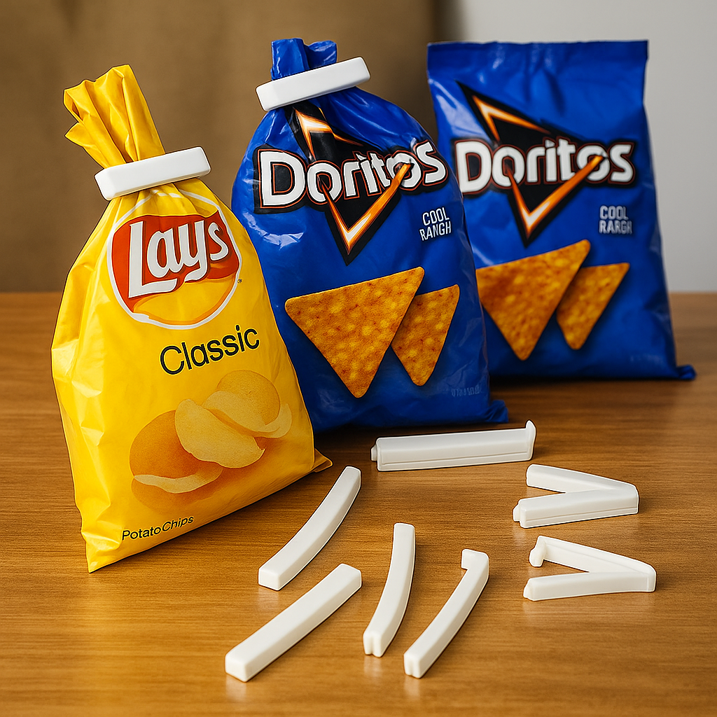 Pack of 24 WILTSHIRE BAG CLIPS Food Storage Sealing Sealer Snack Clamp Peg V563-WILTS-W2951