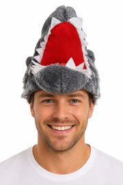 WOLF HAT Funny Party Costume Adult Childrens Animal Fancy Dress Halloween Cap V563-WOLFHAT