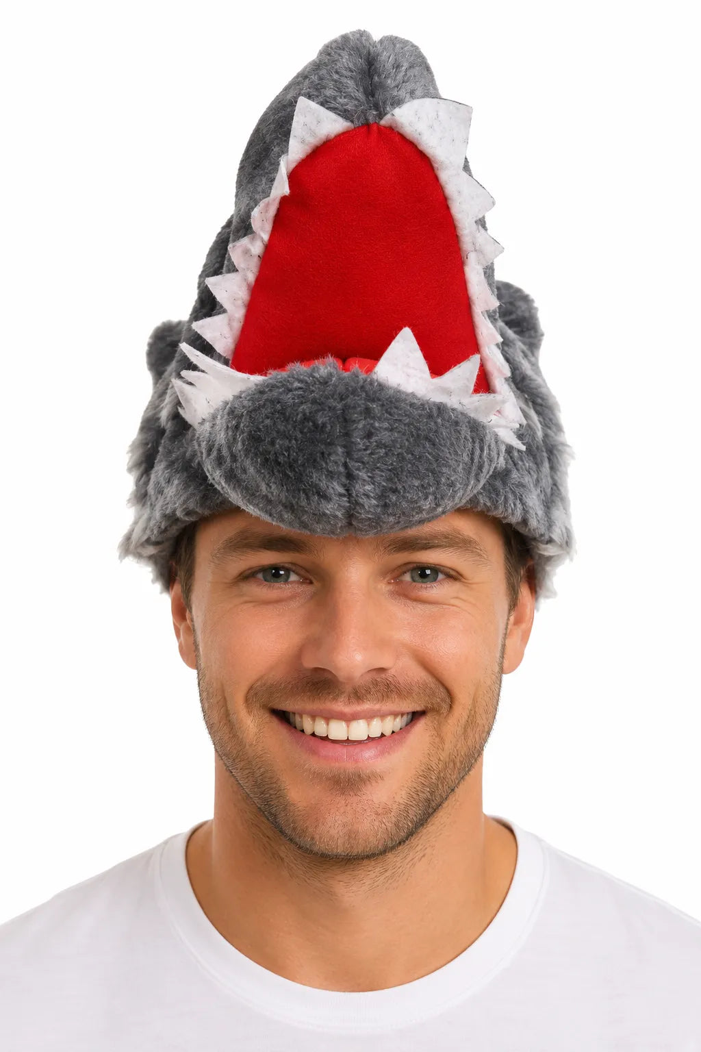 WOLF HAT Funny Party Costume Adult Childrens Animal Fancy Dress Halloween Cap V563-WOLFHAT