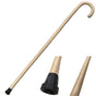 93cm WOODEN WALKING STICK Wood Cane Pole Carved Varnished Deluxe Sturdy - Beige V563-WOODENWALKINGSTICK-BEIGE