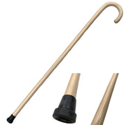 93cm WOODEN WALKING STICK Wood Cane Pole Carved Varnished Deluxe Sturdy - Beige V563-WOODENWALKINGSTICK-BEIGE