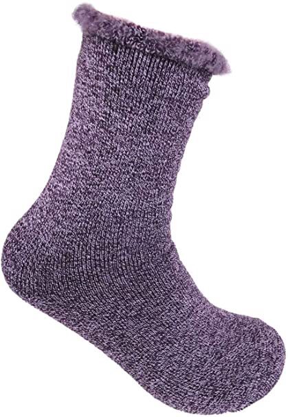 3 Pair Womens THICK THERMAL HEATED SOCKS Warm Winter Comfort Work Sox Ski Ladies V563-WTHICKHEATEDSOX_3PAIRS