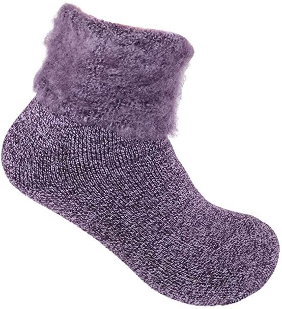 3 Pair Womens THICK THERMAL HEATED SOCKS Warm Winter Comfort Work Sox Ski Ladies V563-WTHICKHEATEDSOX_3PAIRS