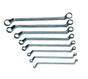 Wurth Double-End Box Wrench Set, Deep Offset - 8 Piece Metric, POWERDRIV Bi-Hex, Chrome Vanadium Steel V563-WURTH-071330540