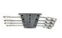 Wurth 4pcs Ratchet Combination Wrench Set with Reversing Lever - Chrome Vanadium Steel, 72-Tooth, High-Gloss V563-WURTH-071425252