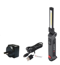 Wurth Cordless LED Handheld Work Lamp ERGOPOWER BEND+ - 700 Lumen, Folding Head, USB Rechargeable V563-WURTH-0827940301