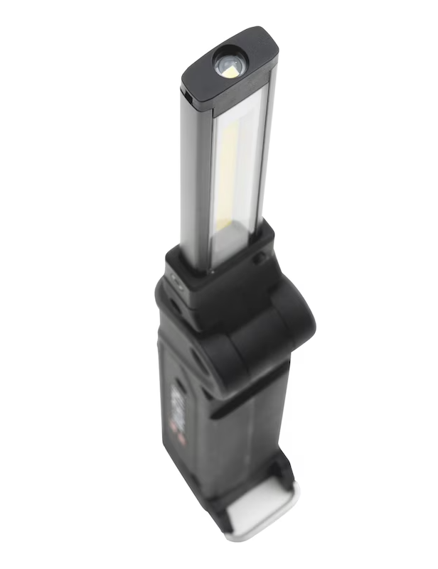 Wurth Cordless LED Handheld Work Lamp ERGOPOWER BEND+ - 700 Lumen, Folding Head, USB Rechargeable V563-WURTH-0827940301