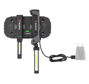 Wurth Cordless LED Handheld Work Lamp ERGOPOWER BEND+ - 700 Lumen, Folding Head, USB Rechargeable V563-WURTH-0827940301