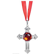 VAMPIRE NECKLACE Medallion Halloween Punk Star Costume Gothic Cross V563-XL32113