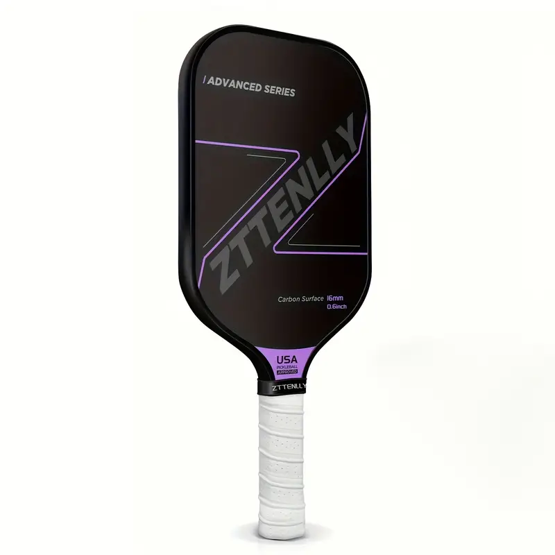 T300 Graphite Carbon Fiber Pickleball Paddles Pickle Ball Racket Racquet V563-YF48332-PURPLE