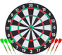 15" Dartboard Dart Board with Steel Darts Professional Competition Party Game V563-YU5439
