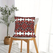 Ukrainian Square Cushion Pillow Cover - Traditional Print Folk w/ Zipper (45x45cm) V563-YX3133934