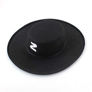 Zorro Hat Spanish Bandit Adult/Children Costume Party Halloween Dress V563-ZORROHAT