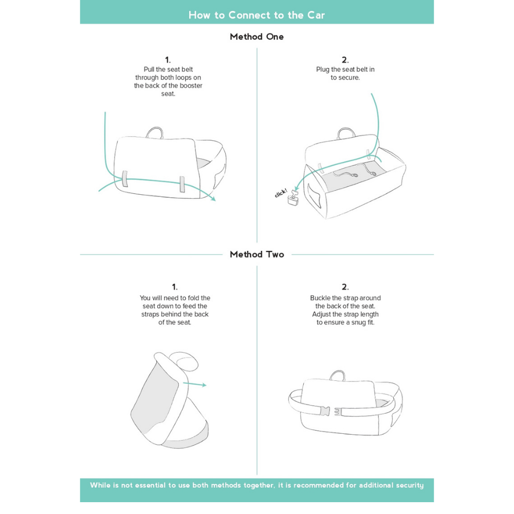 Premium Dog Booster Seat for Medium Pets V568-21CC030C2