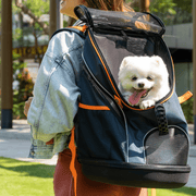 Ibiyaya Ultralight-Pro Backpack Pet Carrier, Navy Blue V568-FC2106-B