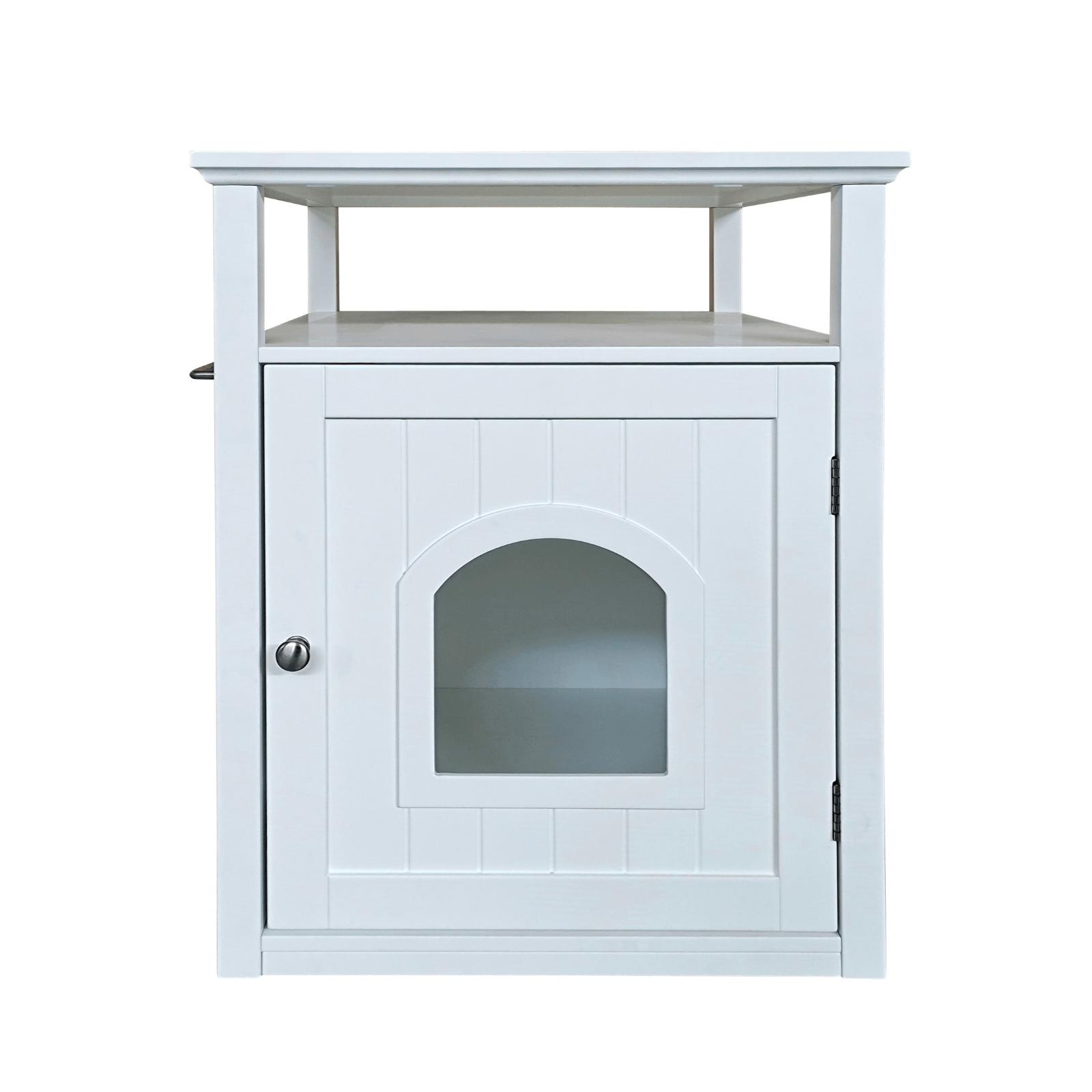 Jasper 2 Cat Litter Cabinet, White V568-GMW-650-W