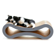 Cat Scratcher Infinity Lounge, Storm Grey V568-MPSY-658G