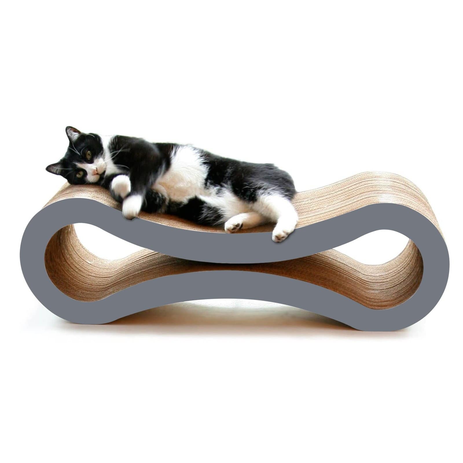 Cat Scratcher Infinity Lounge, Storm Grey V568-MPSY-658G