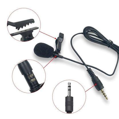 Hridz 3.5mm Clip-on Lapel Lavalier Microphone for Mobile Phone V571-1005001287250979