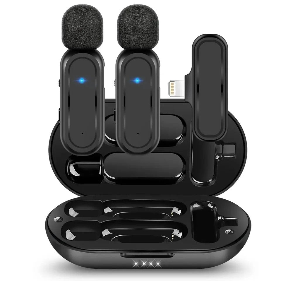 HRIDZ Wireless Lavalier Microphone fast connection Port Mic For Apple iPhone ipad Vlog Live Stream V571-1005004255724861