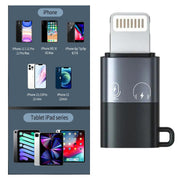 1-Pcs USB-C to fast connection OTG Adapter | Fast Charging & Data Sync | Compatible with iPhone 7-14 Pro Max, V571-2PCSIOSM2TYPECF