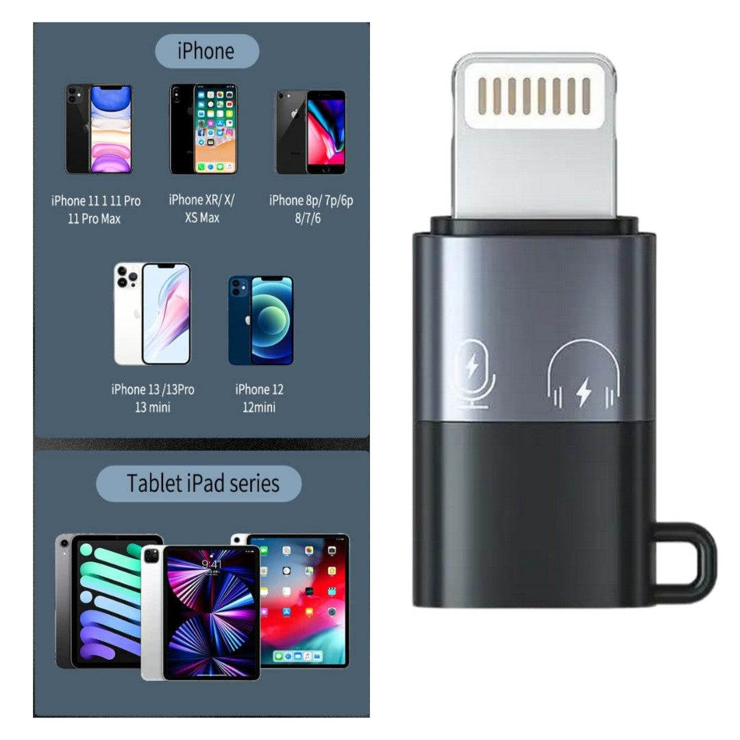 1-Pcs USB-C to fast connection OTG Adapter | Fast Charging & Data Sync | Compatible with iPhone 7-14 Pro Max, V571-2PCSIOSM2TYPECF