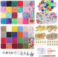 25000 Pcs 24 Girds DIY Acrylic Bead A-Z Letter Beads and Polymer Soft Clay Kit For Bracelet Making V571-728040811263